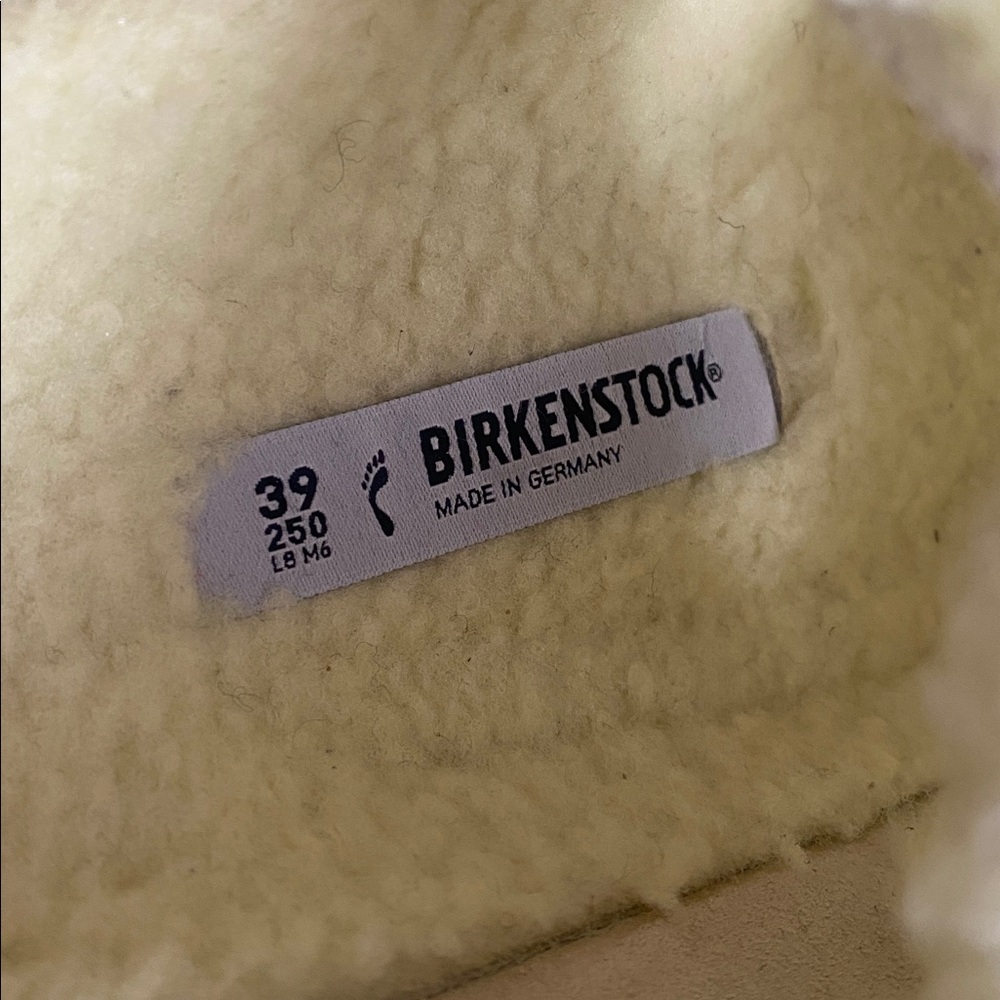 🆕 Birkenstock Arizona Big Buckle Teddy Shearling Sandals - Picture 7 of 9